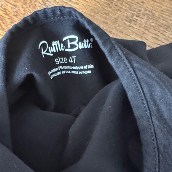 Ruffle butts Knit 3/4 sleeve twirl dress - Picture 4 of 5